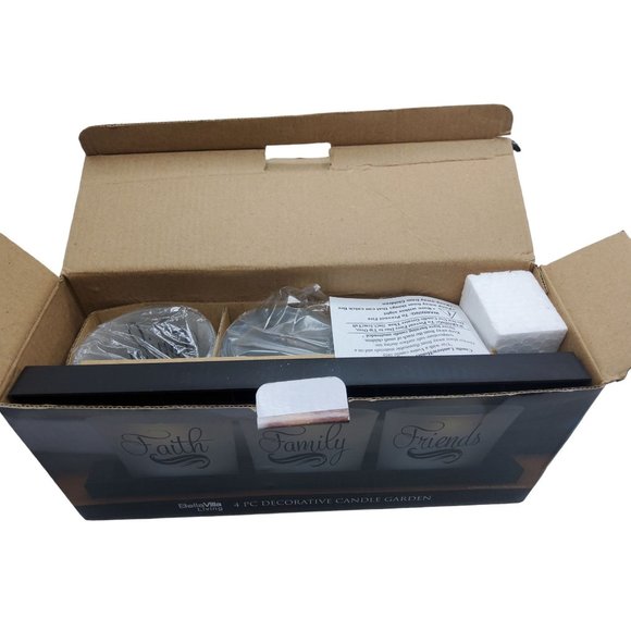 new bellavilla 4 pc decorative candle garden - Picture 5 of 5